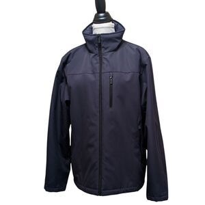 TUMI T TECH Windbreaker Jacket Coat Men's Navy Blue L